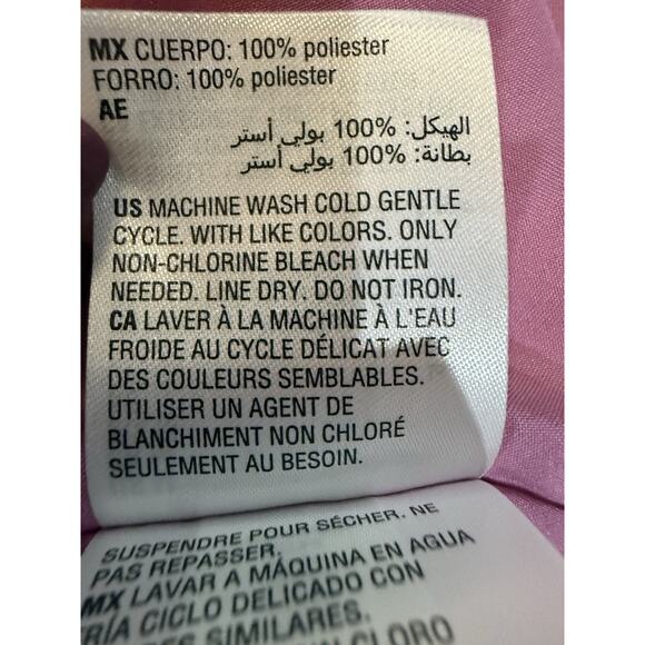 INC International Concepts Pink Pleated Chain Trim Sleeveless Top Women’s Size M - Picture 11 of 15